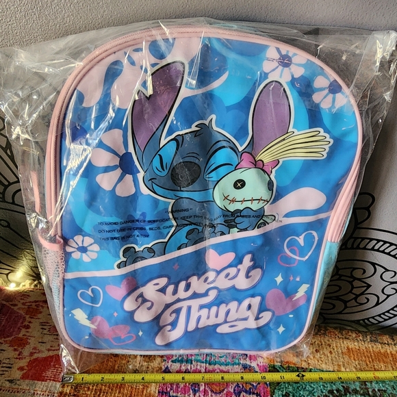 Brand New NWT Disney Lilo & Stitch Backpack, Stitch & Scrump "Sweet Thing" - Picture 7 of 7